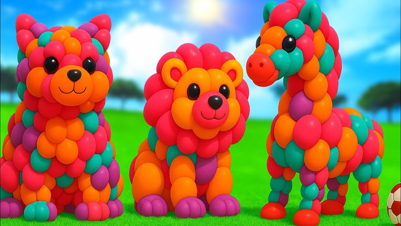 Ready Go Good kick ball | ASMR | The mascot vibrato assistant dog placed on the football field