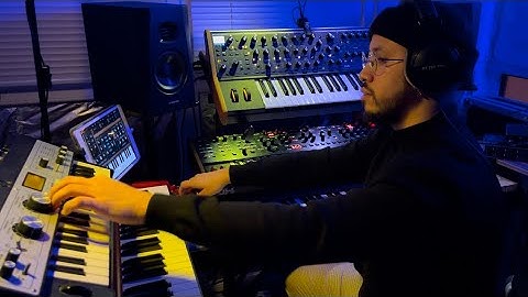 Gnossienne No. 3 (Erik Satie) - Synth improvisation - Moog Subsequent 37, OB-6, Minimoog Model D App