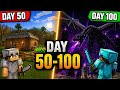 Minecraft 100 Days: I Killed The Dragon! 🐉 (Part 2) #minecraft #video #subscribe ☺️