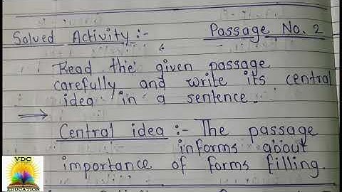 10th Class bridge course (setu abhyaskram) English DAY - 8 (statement 8) Activity No. 1 and 2
