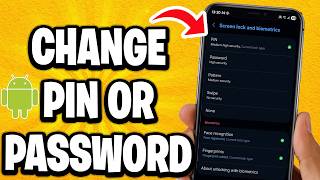 How To Change Pin or Password On Android - Step By Step How To Change Pin or Password On Android - Step By Step