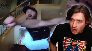 Deadbeat Son Punches Cop Then Gets Tased....