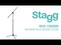 MIS-1022BK Microphone Boom Stand | Stagg Music