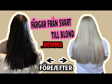 Video: Enkla sätt att färga svart hår till ljusbrunt utan blekmedel