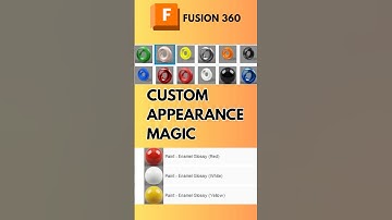 Custom Appearance Fusion 360