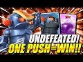 UNREAL!! STRONGEST MINI PEKKA RAGE DECK WINS IN ONE PUSH ONLY!! - Clash Royale