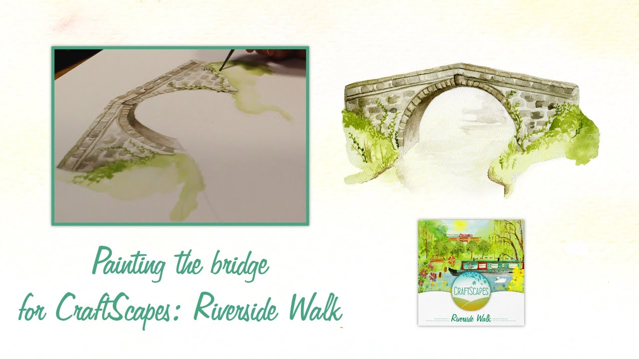 CraftScapes 2 - Painting the bridge for a CraftArtist digikit.