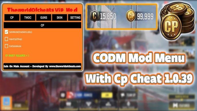 GLOBAL!  Call of Duty: Mobile HACK/MOD MENU 1.0.34 ❤️ Unlimited