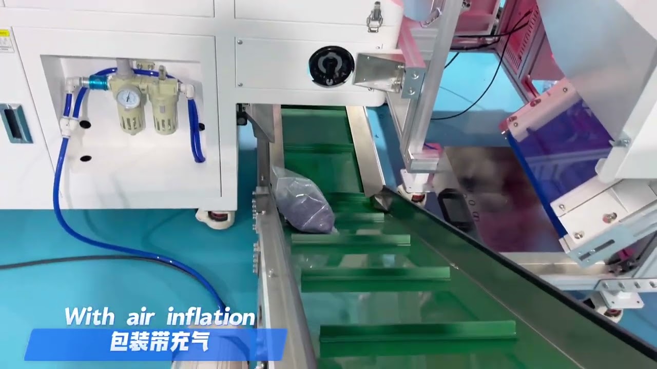 O ring counting packaging machine with carton sealer. 