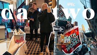 come shopping with us in nyc + mini haul (target, bath & body works) | new york travel vlog day 2