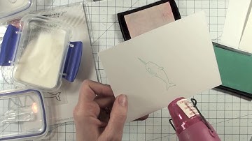 Two Minute Tip - Heat Embossing 101