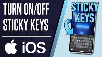 How to Turn On or Turn Off Sticky Keys on iPhone or iPad (iOS)