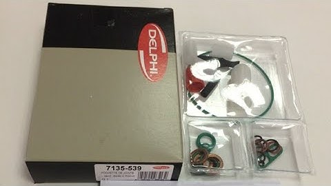 Ремонт ТНВД: Delphi утечка топлива из-за износа основной прокладки плунжерной пары