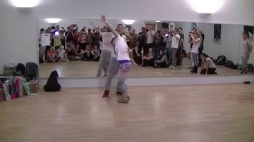 Sofie & Luciano - zouk demo - DIZC