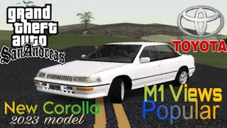 GTA San Andreas Toyota Corolla new model 2023 Pc/Android By Abdul Gamer