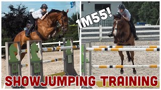 JUMPING OUR BIGGEST COURSE YET // Showjumping Training Vlog