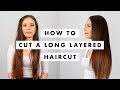 How to Cut Hair: Long layered haircut tutorial - MIG Training