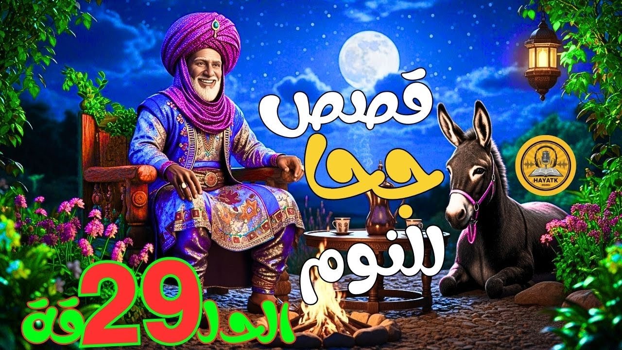 مجموعة قصص جحا الممتعة والمسلية | قصص قبل النوم 🎭✨ الحلقة29