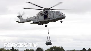 We Get A Guided Tour Inside A Royal Marines Merlin Helicopter! • EXERCISE MERLIN STORM 🚁 | Forces TV