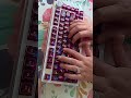 Keyboard Typing ASMR ⌨️😌 LEOBOG HI75C + Ice Vein Switches #keyboardasmr #asmr