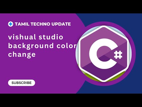 How to change vishual studio background colour#visualstudio # ...