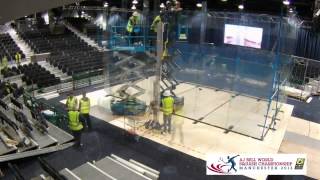 Squash : Building ASB's AJ Bell World Championship court
