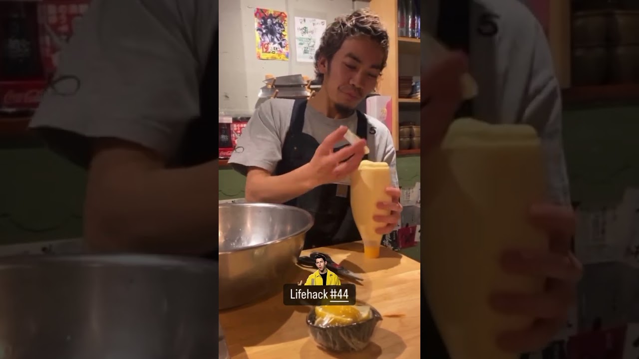 LIFEHACK #44 - How to take out the Mayonnaise from the Kewpie Mayo Bottle