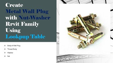 Create Anchor Bolt (M10-M100) Parametric Revit Family