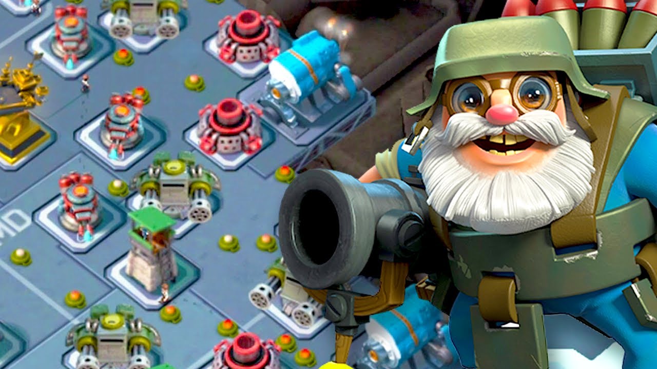 Boom Beach DESTROYING Players with Maxed Bombardiers in Warships!