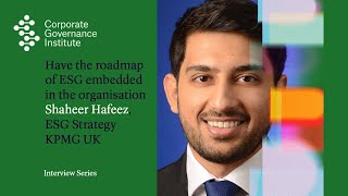 Have the roadmap of ESG embedded in the organisation