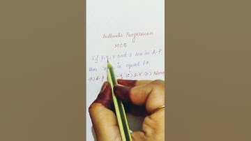 #MCQ on Chapter 5 Arithmetic Progression #CBSE Class 10 Maths #Session 2022-23#short#shorts