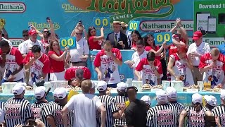 Joey 'Jaws' Chestnut eats 71 hot dogs for win
