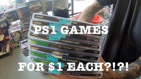 $1 PS1 GAMES?! / Live Video Game Hunting