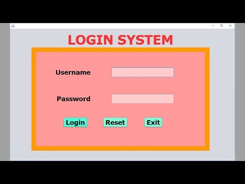How to Create ||Login System GUI|| in Java Language ||NetBeans||