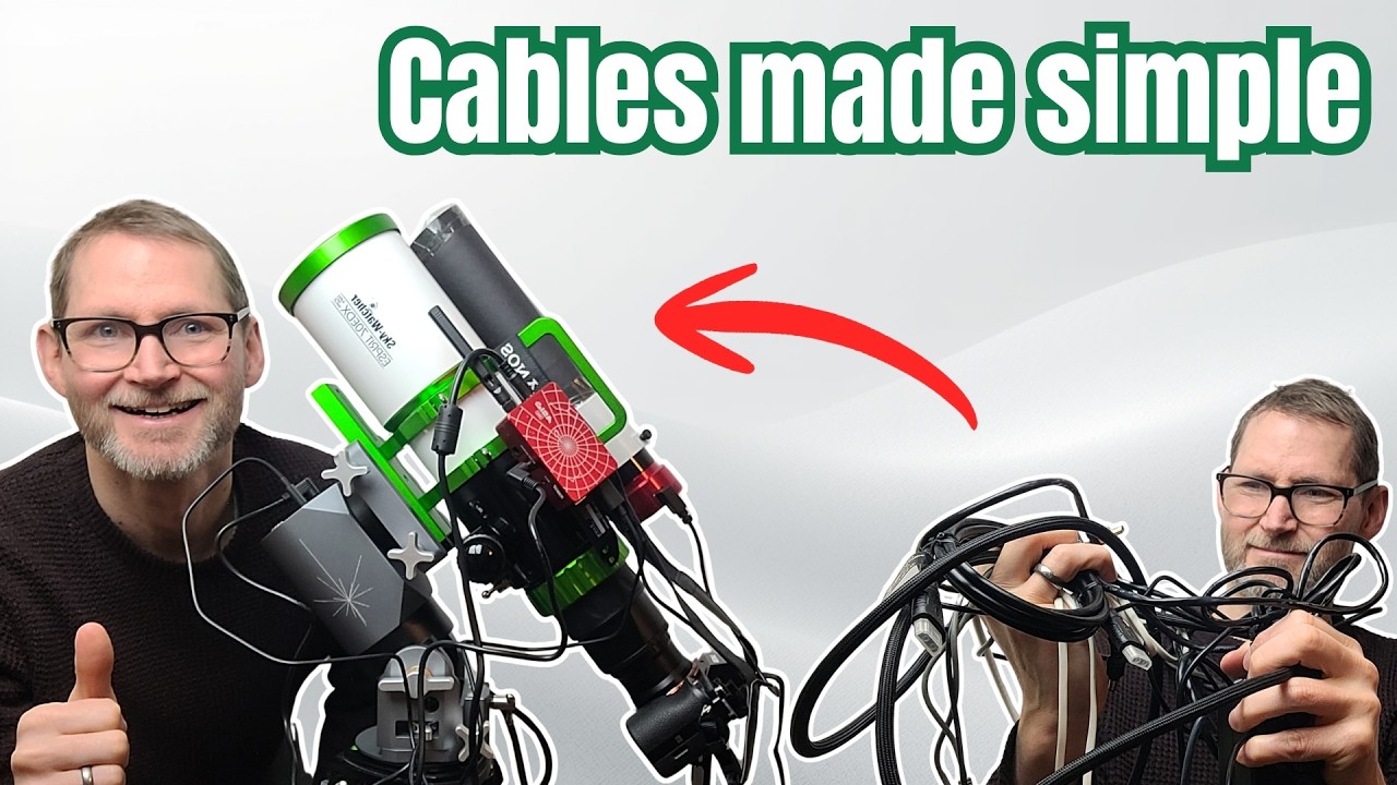How to Set Up a Deep Sky Imaging Rig (Cables, Cameras & Back Focus)