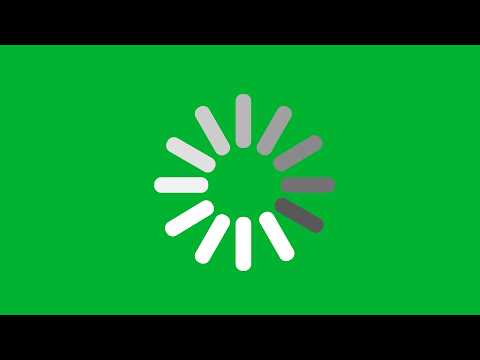 Loading Circle Green Screen Video | Buffering Animation HD & 4K Overlay Video