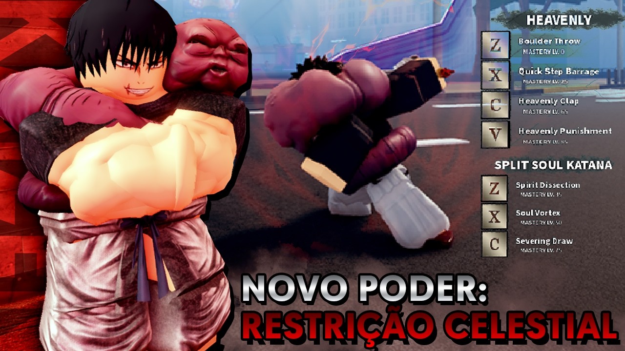 Virando FUSHIGURO TOJI Usando a Restrição Celestial e Split-Soul Katana no Kaizen!