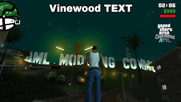 Plugin | Rename VINEWOOD Text For Gta Sa AML Android