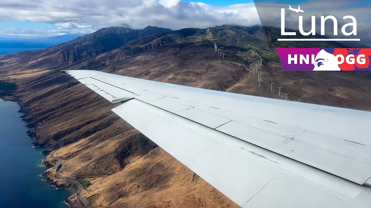 Hawaiian Airlines Boeing 717-200 Flight From Honolulu to Kahului