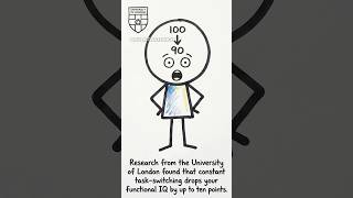 Multitasking Drops Your IQ by 10 Points #shorts #substratum