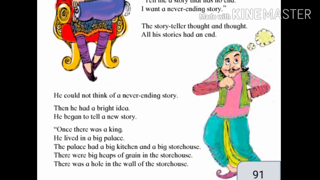 4th Standard English Lesson Never Ending Story Youtube