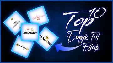 Trending emoji text animation presets | text animation xml file pack