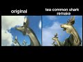 Monster hunter opening  tea common shark remake comparison