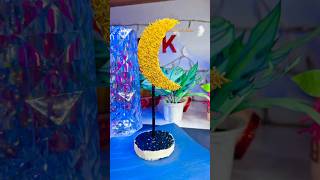 How to Make a Crescent Moon Craft with Rice || #ononnasartstudio #craft #howtocrafts #foryou
