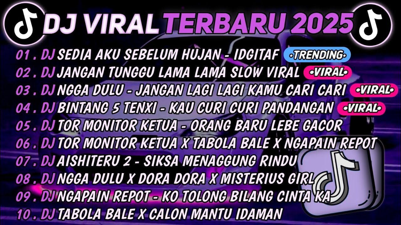 DJ TIKTOK TERBARU 2025🎵DJ SEDIA AKU SEBELUM HUJAN - IDGITAF🎵DJ JANGAN TUNGGU LAMA LAMA || FULL ALBUM
