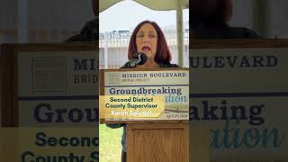 Mission Boulevard bridge replacement project groundbreaking