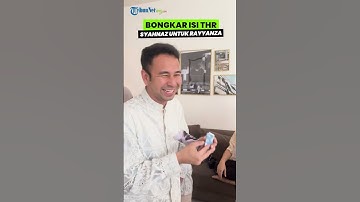 Rayakan Lebaran, Syahnaz Bagi-bagi THR untuk Rayyanza, Isinya Dicibir Warganet: Kirain Jutaan