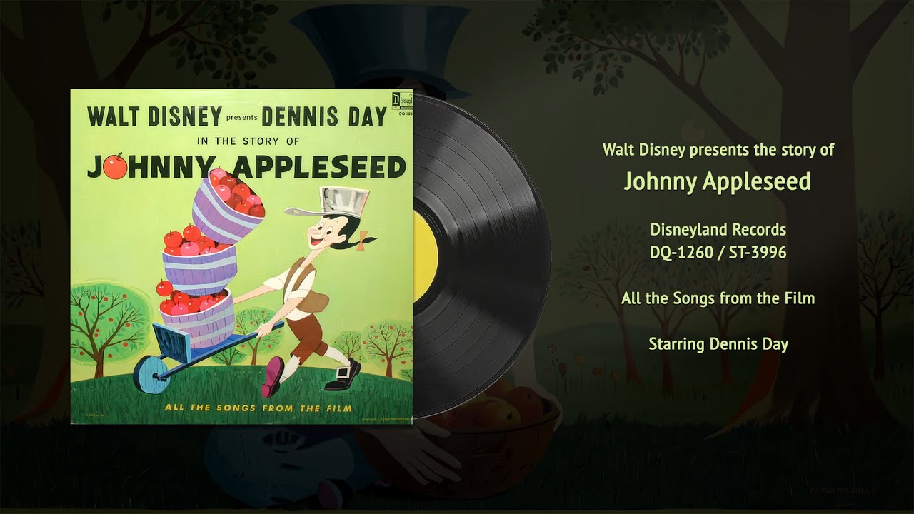 Walt Disney's story of Johnny Appleseed (DQ-1260) | Vintage Disney Vinyl Restored
