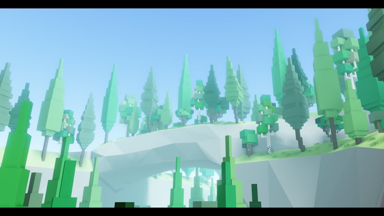 Roblox Studio Low Poly World Timelapse 3 Youtube - roblox low poly terrain plugin