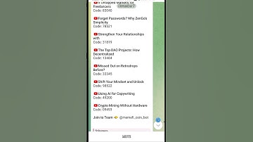 Memefi YouTube Video Code November 6 All Videos
